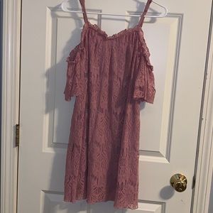 Dusty rose formal dress